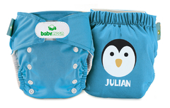 Pañal Ecológico Absorbente Intercambiable Personalizado con el Nombre de tu Bebé / Unitalla de 0 a 30 Meses - online store