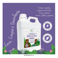 Limpia biberones Biodegradable/ 2 litros - comprar online