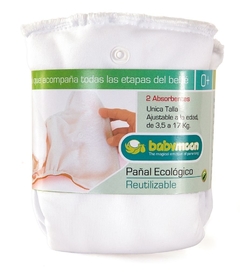 Paquete complementos de pañal con 12 absorbentes y rollo de bambú - comprar online