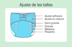 Imagem do Pañal Ecológico Absorbente Intercambiable Unitono / Unitalla de 0 a 30 meses