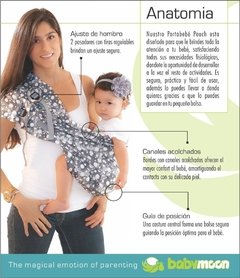 Portabebe Pouch Denim Para Bebes Desde 4 Kilos a 18 Kilos - comprar online