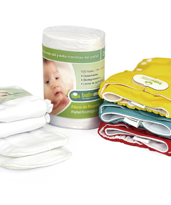 Pack x 3 Pañales Ecológicos con Absorbentes Intercambiables Unitono x 3 Unidades / unitalla de 0 a 30 meses - (copia)