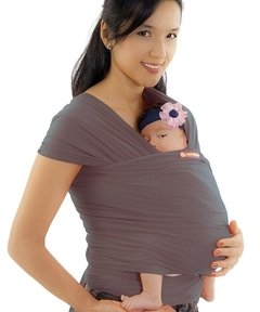 Portabebe Fular Elastico Para Bebes Desde el Nacimiento - GRIS