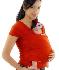 Portabebe Fular Elastico Para Bebes Desde el Nacimiento - GRIS - comprar online