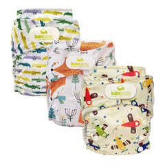 Pack x 3 Pañales Ecológicos con Absorbentes Intercambiables Unitono x 3 Unidades / unitalla de 0 a 30 meses (copia) (copia)