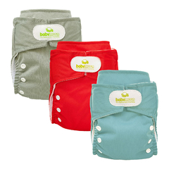 Pack x 3 Pañales Ecológicos con Absorbentes Intercambiables Unitono x 3 Unidades / unitalla de 0 a 30 meses (copia)