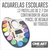 Acuarelas En Pastilla Cbx X 12 Colores + Pincel - Pack X 50 - comprar online