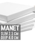 Bastidor Entelado Manet 80x80 Slim en internet