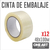 Cinta Embalar Transparente Autoadhesiva 48x100 Pack X12