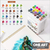 Marcador Doble Punta Tipo Kurecolor Deli Box X 24 Colores - comprar online