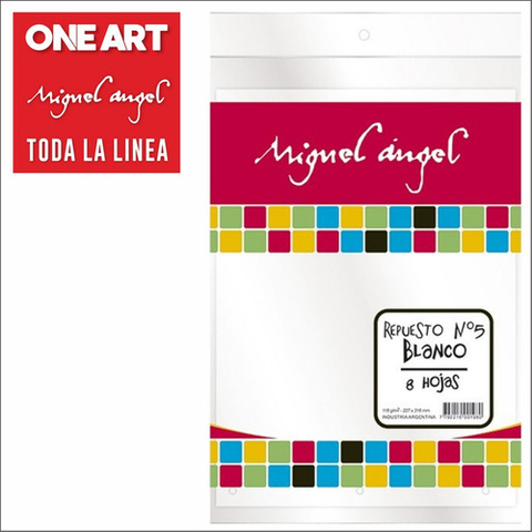 Repuesto Dibujo Miguel Angel N 5 8h Negro