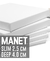 Bastidor Entelado Manet 120x120 Slim - comprar online