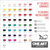 Decoralba Acrilico Decorativo 60ml Colores Comunes X6 - comprar online