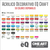 Acrilico Decorativo Eq Arte 50cc 59 Colores Disponibles X3 - comprar online