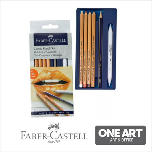 Papelería Modelo - Caja de Colores Pastel Faber Castell x 10