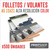 Folletos Flyers Volantes Printshop Color 1 Lado 15x21 X500