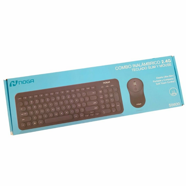 KIT TECLADO Y MOUSE INALAMBRICO NOGA S5600