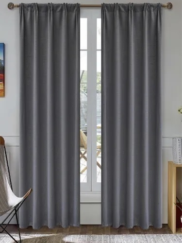 Cortina Tela Blackout Textil Para Living Dormitorio A Medida