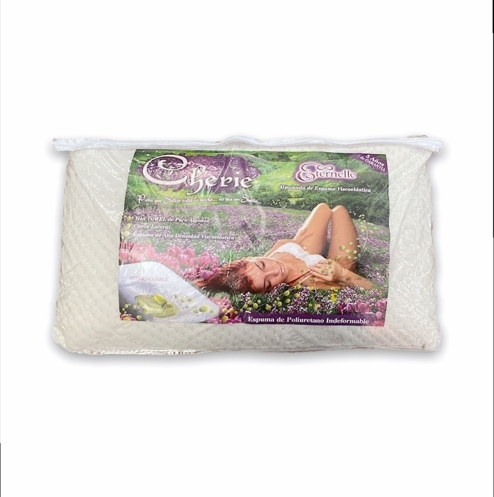 Almohada de espuma viscoelástica Color Crudo Talla almohada 40x70