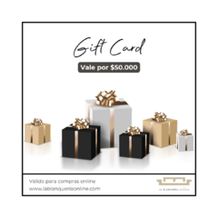 Gift card $50.000