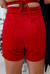 Shorts Saia Shine Vermelho