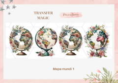 Transfer magic - Mapa mundi 1