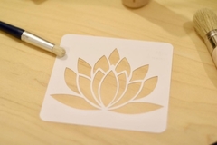 Stencil Lotus Art. C1426 - 15cm x 15cm