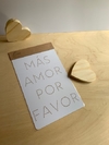 Stencil Mas Amor por Favor Art. C3000 - 20cm x 30cm