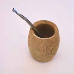 Mate de Algarrobo - Modelo Huevito para Pintar