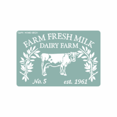 Stencil Farm Fresh Cow Art. C4504 - 20cm x 30cm