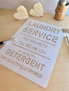 Stencil Laundry Service Art. C3026 - 30cm x 40cm