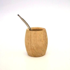 Mate de Algarrobo - Modelo Huevito para Pintar - comprar online