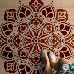 Stencil Mandala Madras Art. C4570 -50cm x 50cm - 30cm x 30 cm