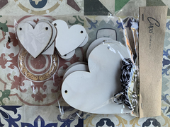 Kit de Guirnalda corazón en fibroplus blanco - comprar online