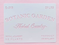 Stencil Botanic Garden Art. C3015 - 30cm x 40cm - comprar online