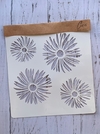 Stencil modelo Margaritas Cod 4418 - Linea Cupa