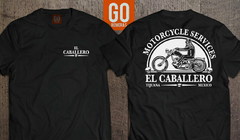 REMERA. -EL CABALLERO MOTORCYCLE SERVICES-