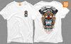 REMERA -TIKI RIDERS V6 BLANCA-