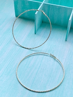 Argollas doradas grandes