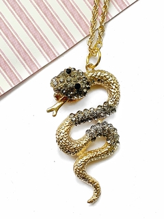 Collar dorado serpiente SNAKE - comprar online