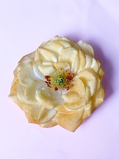 Prendedor flor amarilla de seda FLOWER - comprar online