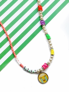 Collar multicolor emoji CRY BABY - comprar online