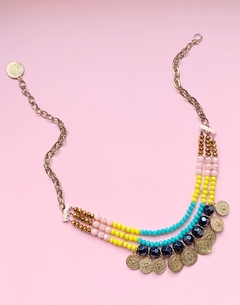 Collar cristales de colores AMY - comprar online