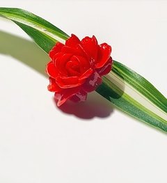 Anillo flor de acrilico FLEUR - comprar online