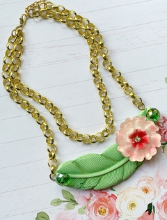 Collar dorado de flores SPRING - comprar online