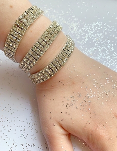 Pulsera elastizada de strass KACEY