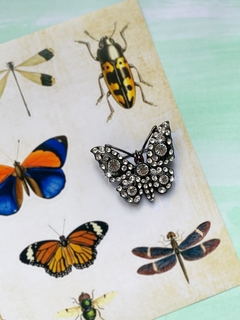 Prendedor mariposa de strass BUTTERFLY - comprar online