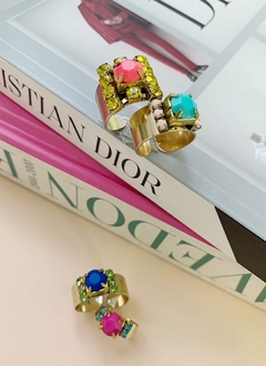 Set de anillos multicolores SUSAN - comprar online