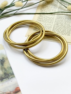 Pulseras doradas finitas (set de 2) GOLDIE - comprar online