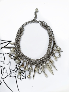 Collar cadenas con dijes SOPHIE - comprar online